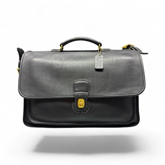 Coach | Vintage Metropolitan Briefcase | Black Leather | Style 5180 - Picture 1 of 15